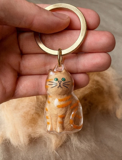 PawMemory - Llavero con Pelo de Gato